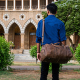 Miajee's Handcrafted Vintage Duffel Bag