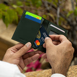 Miajee's Handcrafted Stingray Minimalist Wallet with ID Card Holder