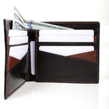 Miajee's Handcrafted Classic Men's Bifold Wallet