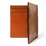 Miajee's Handcrafted Stingray Minimalist Wallet with ID Card Holder