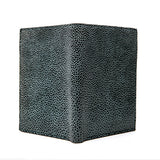 Miajee's Handcrafted Stingray Minimalist Wallet with ID Card Holder