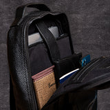 Miajee's Handcrafted Leather Laptop Backpack