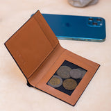 Miajee's Handcrafted Stingray Minimalist Wallet with ID Card Holder
