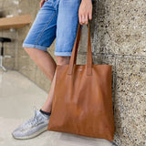 Miajee's Handcrafted Leather Tote Bag