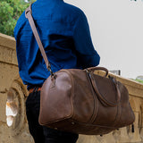 Miajee's Handcrafted Vintage Duffel Bag