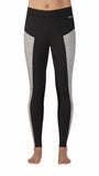 Flow Rise Knee Patch Performance Tight - ladies