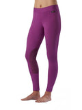 Flow Rise Knee Patch Performance Tight - ladies