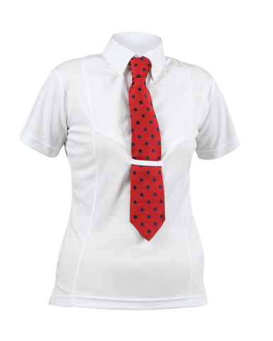 Aubrion Short Sleeve Tie Shirt - Ladies