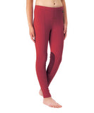 Flow Rise Knee Patch Performance Tight - ladies