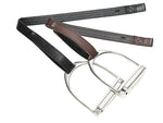 BATES Leather/synthetic stirrup leathers with hooks (202047)