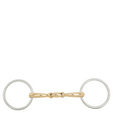BR Double Jointed Loose Ring Snaffle Soft Contact 16 mm Ø 70 mm (251086)