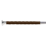COTTON THREAD COVER, LACQUERED, LEATHER HANDLE (03155)