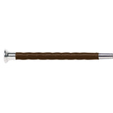 COTTON THREAD COVER, LACQUERED, LEATHER HANDLE (03155)