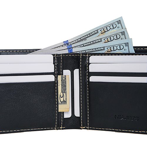 Miajee's Handcrafted VULCAN Bifold Wallet & Card Holder Bits & Boots Saddlery Miajee's Handcrafted VULCAN Bifold Wallet & Card Holder Bits & Boots Saddlery