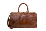 Miajee's Handcrafted Leather Duffel Bag