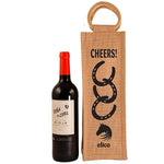 Elico Jute Bottle Bag - Cheers