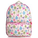 Milly Green Ponies Canvas Backpack
