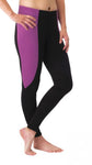 Flow Rise Knee Patch Performance Tight - ladies